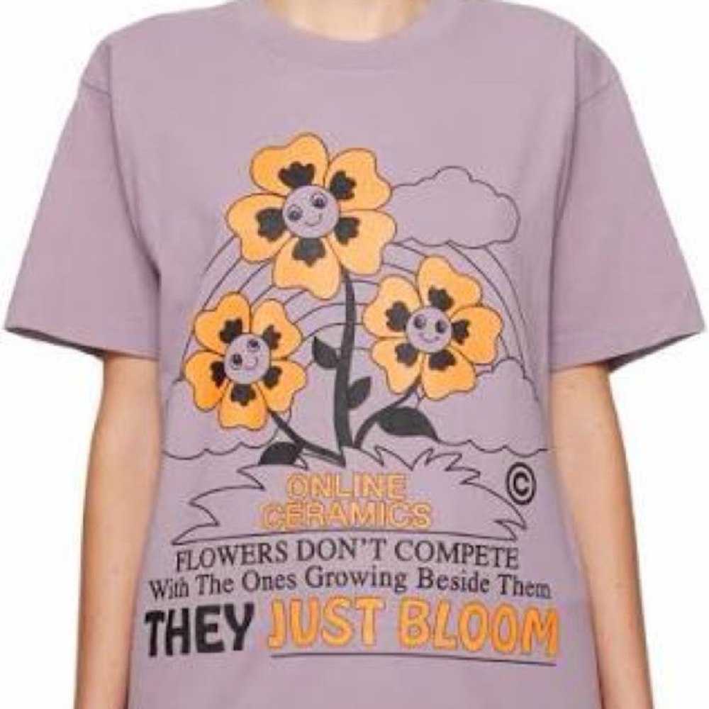 Online Ceramics Just Bloom T Shirt - Picture 2 of 3
